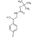 CAS#: 864539-93-5, 2-Methyl-2-propanyl [2-(4-fluorophenyl)-2-hydroxyethyl]carbamate