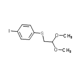 CAS 登录号：864684-78-6， 1-[(2,2-二甲氧基乙基)硫基]-4-碘苯