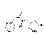 CAS 登录号：864685-06-3， N-(2,2-二甲氧基乙基)-N-甲基-2-(2-吡啶基)乙酰胺