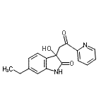 CAS#: 864685-13-2, 6-Ethyl-3-hydroxy-3-[2-oxo-2-(2-pyridinyl)ethyl]-1,3-dihydro-2H-indol-2-one