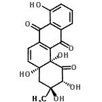 CAS 登录号：86470-27-1， (2R,3S,4aR,12bS)-2,3,4a,8,12b-五羟基-3-甲基-3,4,4a,12b-四氢-1,7,12(2H)-四苯e三酮