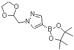 CAS 登录号：864754-17-6， 1-[1,3]二氧戊环-2-基甲基-1H-吡唑-4-硼酸频哪醇酯