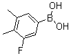 CAS 登录号：864759-65-9， B-(3-氟-4,5-二甲基苯基)-硼酸