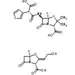 CAS 登录号：86482-18-0， 替卡西林-克拉维酸