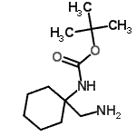 CAS#: 864943-63-5, 2-Methyl-2-propanyl [1-(aminomethyl)cyclohexyl]carbamate