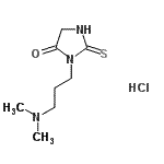 CAS 登录号：86503-26-6， 3-[3-(二甲基氨基)丙基]-2-硫代-4-咪唑烷酮盐酸盐(1:1)