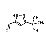 CAS 登录号：865138-11-0， 3-(2-甲基-2-丙基)-1H-吡唑-5-甲醛