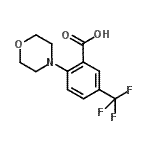 CAS 登录号：865471-20-1， 2-(4-吗啉基)-5-(三氟甲基)苯甲酸