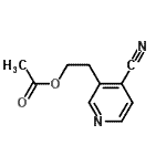 CAS 登录号：865611-00-3， 2-(4-氰基-3-吡啶基)乙基乙酸酯