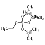 CAS 登录号：865811-55-8， 三(二甲基硅烷基氧基)-乙氧基-硅烷