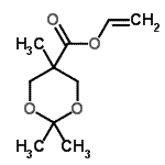 CAS 登录号：865860-80-6， 乙烯基2,2,5-三甲基-1,3-二恶烷-5-羧酸酯