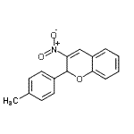 CAS 登录号：86628-44-6， 2-(4-甲基苯基)-3-硝基-2H-苯并吡喃