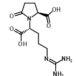 CAS 登录号：86630-17-3， 1-{(1R)-1-羧基-4-[(二氨基亚甲基)氨基]丁基}-5-氧代-L-脯氨酸