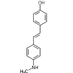 CAS#: 866475-34-5, 4-{(E)-2-[4-(Methylamino)phenyl]vinyl}phenol