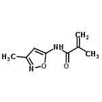 CAS 登录号：86685-07-6， 2-甲基-N-(3-甲基-1,2-恶唑-5-基)丙烯酰胺