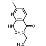 CAS 登录号：86724-83-6， 乙基6-氟-2-(甲基氨基)烟酸酯