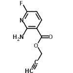 CAS 登录号：86724-91-6， 2-丙炔-1-基2-氨基-6-氟烟酸酯