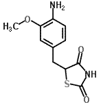 CAS#: 86733-81-5, 5-(4-Amino-3-methoxybenzyl)-1,3-thiazolidine-2,4-dione