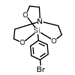 CAS#: 86806-91-9, 1-(4-Bromophenyl)-2,8,9-trioxa-5-aza-1-silabicyclo[3.3.3]undecane