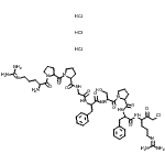 CAS#: 86807-97-8, N<sup>5</sup>-(Diaminomethylene)ornithylprolylprolylglycylphenylalanylserylprolyl-N-{1-chloro-6-[(diaminomethylene)amino]-2-oxo-3-hexanyl}phenylalaninamide trihydrochloride