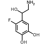 CAS#: 86820-21-5, 4-(2-Amino-1-hydroxyethyl)-5-fluoro-1,2-benzenediol
