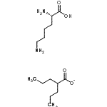 CAS 登录号：86827-89-6， (2S)-2,6-二氨基己酸;2-丙基戊酸酯