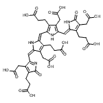 CAS#: 86829-00-7, 3-[2-[(E)-[(5E)-3-(2-carboxyethyl)-5-[[4-(2-carboxyethyl)-3-(carboxymethyl)-5-oxo-pyrrol-2-yl]methylene]-4-(carboxymethyl)pyrrol-2-ylidene]methyl]-5-[(Z)-[3-(2-carboxyethyl)-4-(carboxymethyl)-5-oxo-pyrrol-2-ylidene]methyl]-4-(carboxymethyl)-1H-pyrrol-3-yl]propanoic acid