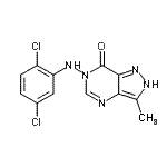 CAS#: 86831-76-7, 6-[(2,5-Dichlorophenyl)amino]-3-methyl-2,6-dihydro-7H-pyrazolo[4,3-d]pyrimidin-7-one