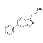 CAS 登录号：86869-92-3， 3-(甲氧基甲基)-7-苯基[1,2,4]三唑并[4,3-b][1,2,4]三嗪