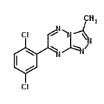 CAS#: 86870-12-4, 7-(2,5-Dichlorophenyl)-3-methyl[1,2,4]triazolo[4,3-b][1,2,4]triazine