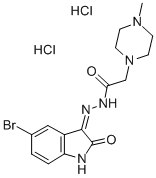 CAS#: 86873-25-8, (Z)-4-Methyl-1-PiperazineAcetic Acid (5-Bromo-1,2-Dihydro-2-Oxo-3H-Indol-3-Ylidene)Hydrazide Dihydrochloride