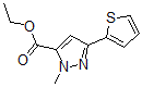 CAS#: 868755-61-7, 1-Methyl-3-(2-Thienyl)-1H-Pyrazole-5-carboxylic Acid Ethyl Ester