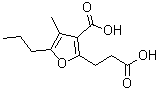 CAS#: 86879-39-2, 2-(2-Carboxyethyl)-4-methyl-5-propyl-3-furoic acid