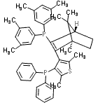 CAS#: 868851-48-3, (4-{(1R,4S)-3-[Bis(3,5-dimethylphenyl)phosphino]-1,7,7-trimethylbicyclo[2.2.1]hept-2-en-2-yl}-2,5-dimethyl-3-thienyl)(diphenyl)phosphine
