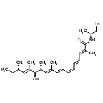 CAS#: 86934-09-0, (2E,4E,6Z,8E,10E,12R,13R,14E,16S)-13-Hydroxy-N-[(2S)-1-hydroxy-2-propanyl]-2,10,12,14,16-pentamethyl-2,4,6,8,10,14-octadecahexaenamide