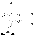 CAS#: 86979-84-2, 2-(2,2-Dimethyl-2,3-dihydro-4H-pyrido[3,2-b][1,4]oxazin-4-yl)-N,N-dimethylethanamine trihydrochloride