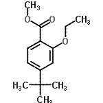 CAS 登录号：870007-39-9， 甲基2-乙氧基-4-(2-甲基-2-丙基)苯甲酸酯