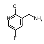 CAS#: 870063-53-9, 1-(2-Chloro-5-fluoro-3-pyridinyl)methanamine