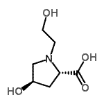 CAS 登录号：87026-08-2， (4R)-4-羟基-1-(2-羟基乙基)-L-脯氨酸