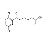 CAS 登录号：870287-01-7， 6-(2,5-二氯苯基)-6-氧代己酸
