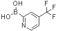 CAS 登录号：870459-90-8， [4-(三氟甲基)-2-吡啶基]硼酸