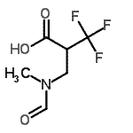 CAS 登录号：870703-89-2， 3,3,3-三氟-2-{[甲酰基(甲基)氨基]甲基}丙酸