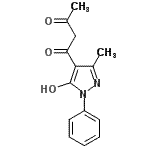 CAS#: 87100-61-6, 1-(5-Hydroxy-3-methyl-1-phenyl-1H-pyrazol-4-yl)-1,3-butanedione