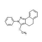 CAS 登录号：871110-05-3， 3-(甲硫基)-2-苯基-4,5-二氢-2H-苯并[g]吲唑