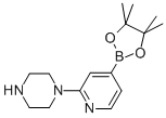 CAS 登录号：871125-87-0， 2-哌嗪基吡啶-4-硼酸频哪醇酯