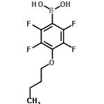 CAS 登录号：871126-19-1， (4-丁氧基-2,3,5,6-四氟苯基)硼酸
