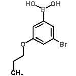 CAS 登录号：871126-27-1， (3-溴-5-丙氧基苯基)硼酸
