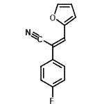 CAS 登录号：871126-30-6， (2Z)-2-(4-氟苯基)-3-(2-呋喃基)丙烯腈