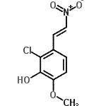 CAS#: 871126-36-2, 2-Chloro-6-methoxy-3-[(E)-2-nitrovinyl]phenol