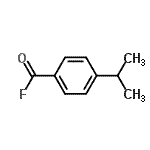 CAS 登录号：87114-36-1， 4-异丙基苯甲酰基氟化物